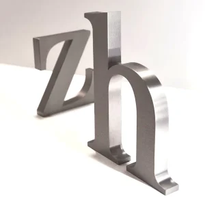 3D Non-Luminous Custom Font Sign Letters in Acrylic or Metal for Shops and Offices