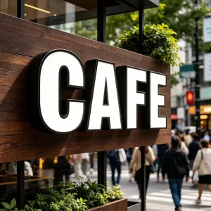3D Signage Led Signboard Letter Light Logo Sign Storefront Signs Outdoor Backlit Letter Spa Beauty Salon Store Business Sign