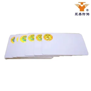 3d Hologram Hot Stamping PET Plastic Printing Hologram Card