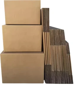 3mm Waterproof Recycled Corrugated Cardboard Reusable E-Commerce Packaging with Closure