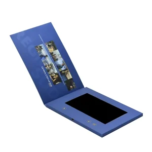 4.5″ 7″ Video Brochure in Print Video Screen Greeting Cards Lcd Video Player Brochure