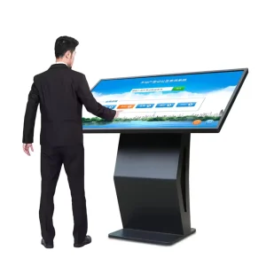 43 50 55 Inch Interactive Information Kiosk Vertical Touch Screen Digital Totem Self Service Query LCD Standee