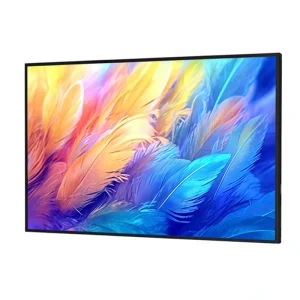 43/55 Inch Ultra-Thin Narrow Edge Borderless Wall-Mounted 4K HD Digital Poster OEM Indoor Elevator Mall Graphics Animation
