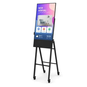43 Inch Dual Side Hanging Digital Signage Screen Full HD LCD Advertising Display for Retail Window and Indoor Commercial Use