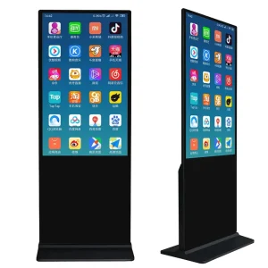43 Inch Floor Standing Digital Signage Totem Windows Android Display Advertising Video Players Touch Screen Kiosk