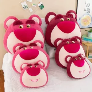 45/65/85cm Strawberry Teddy Bear Pillow Plush Toys Doll Stuffed Pillow Cushion Creative Plush Toy Pillow Party