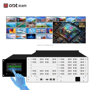 4K 8×32 Video Matrix Switcher HD-MI Modular Matrix Video Wall Controller Web GUI Control for Conference Room & Command Center