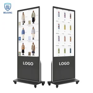 4K Digital Signage And Displays Touch Screen Advertising Display Screen Floor Stand Totem Indoor Advertising Screen
