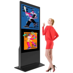 4K LCD Touch Screen 42 49 50 55 65 Inch Floor Standing Media Player Digital Signage Display