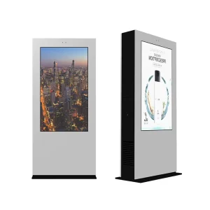 4k IP65 Waterproof Non-Touch Vertical Floor Standing Outdoor LED Advertising Display Screen for Mall Street & Commercial Use