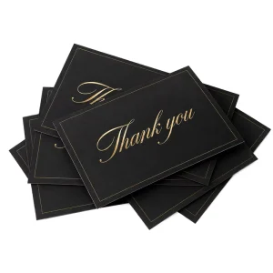 4×6 10×15 Custom Foil Gold Business Card Luxury Wedding Small Business Greeting Card Thank You Card