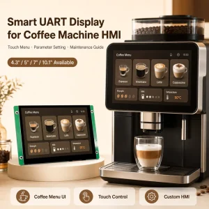 5 7 10.1 Inch Smart Display UART Touch Display HMI Module For Coffee Machine TFT