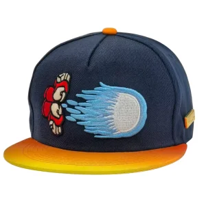 5 panel 3D Puff Embroidered Adult Baseball Cap Hip Hop Street Dance Inspired Adjustable Cartoon Men Baseball Caps Flat Brim Hat