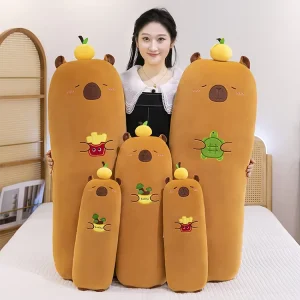 50 70 90 110cm Throw Pillow Capybara Doll Custom Plush Toy Manufacture Stuffed Animal Toys Christmas Plush Toys for Claw Machine