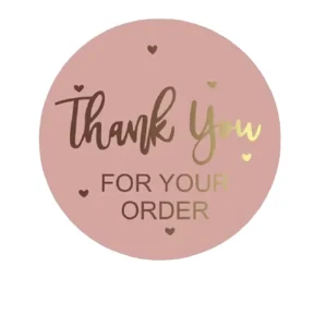 500 Sheets More Designs Stickers Self-adhesive Label Sealing Packaging Label 2.5 cm 1 Inch