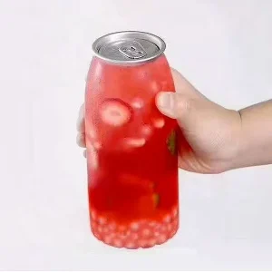 500ml PET Juice Bottle Can CD-0912 Model Cap with Brush OEM ODM Custom Logo Printing Service