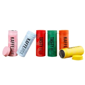 50ml 150ml 100ml 200ml Aluminum Tin Canister Set Sugar Coffee Jar Tea Canister Food Container Jar