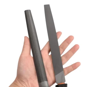 5Pcs Industrial File Set 6 8 10 Inch Ergonomic Grip Hand Metal File Tool Kit