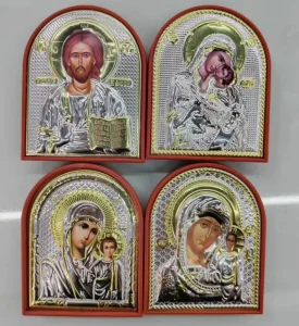 6 x 7.5CM 9-Pattern Orthodox Church Icon