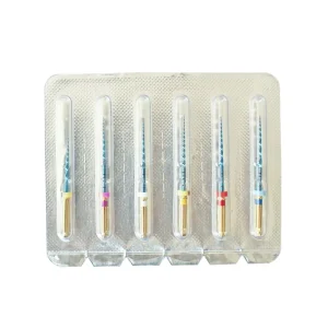 6Pcs Dental Instrument Heat Activation Color Files Endo File Engine Use Rotary Files Endondontic Root Canal NITI Dentist Tool