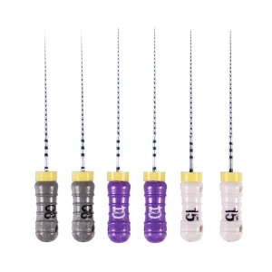 6pcs Set Hand Use Stainless Steel Dental Root Canal Files Dental C Files