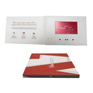 7 Inch LCD Motion Book Video Brochure with Manufacturer