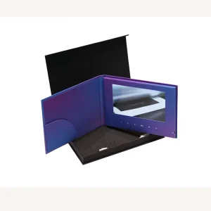 7 Inch LCD Screen Customized Video Brochure Card Paper Softcover Hardcover Options for Wedding Greeting Card Love