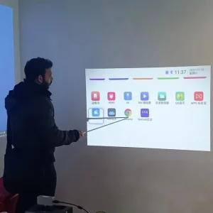 75-Inch Interactive Whiteboard with 100-Point Multi-Touch, Camera, Windows OS