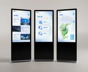 75 Inch Portable Vertical Floor Standing Advertising Machine Infrared Touch LCD Display Video Network HD Player SDK for Elevator
