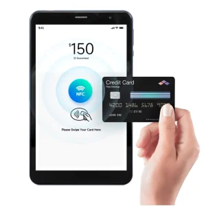 8-Inch POS Tablet NFC Menu Restaurant Tablet with Front NFC Reader SoftPOS Ordering Kiosk Touch Screen HMI Panel
