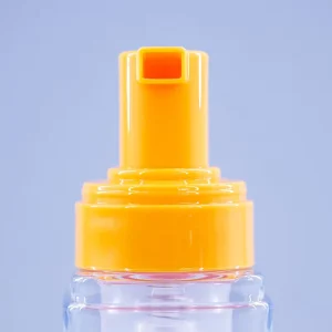 80 ML Square PET Foam Pump Bottle Empty Plastic Foaming Dispenser Bottle With Full White Outer Cap for Facial Cleanser Mousse