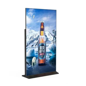 86 Inch Full HD Vertical LED Advertising Machine Touch Screen Digital Poster Video Display Stand Big Advertising Screen