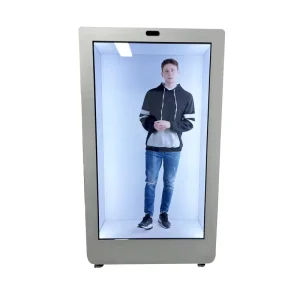 86 Inch Indoor 3D Holographic Interactive Solution Video Playback Touchscreen and Transparent LCD