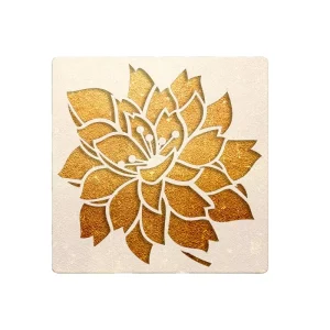 9 Pcs Flower Series Reusable Stencils Painting Template Mandala Dot Painting Templates Stencil for DIY Painting Art Scrapbook
