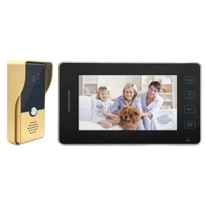 980C+13C Facial Recognition Building Visual Intercom Access Control System 7 inch Color TFT Touch Screen