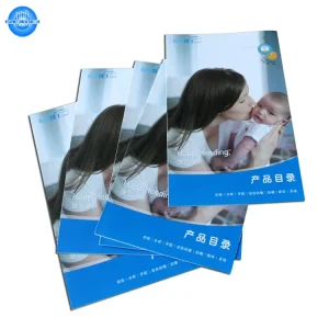 A4 A3 Color Advertising Product Fold Flyer Leaflet Kraft Paper Offset Printing Art Paper Dz14