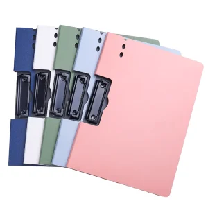 A4 File Folder Student Reports Writing Pad Splint Horizontal Vertical Book Data Holder PP Material Filing