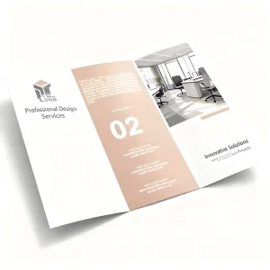 A4 Folding Customized Flyer Business Flyer Product Picture Introduction Handbook Flyer Two Folds Three Folds