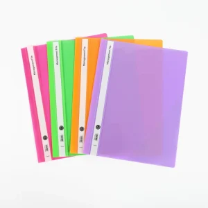 A4 PP Plastic Clear Swing Clip File Folder, Two-Hole Report File