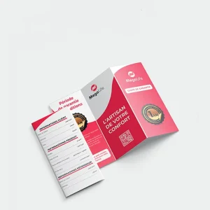 A4 Size Colorful Fashion Magazine Flyer Duplex Board Product Catalogue Brochure with Folded Leaflet Binding Printed Service