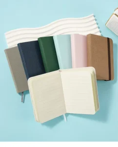 A7 PU Notebook Hardcover Elastic Bandage Portable Mini Pocket Diary Enterprise Customized LOGO Business Gifts