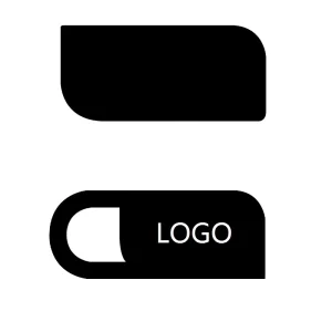 ABS Plastic Custom Logo Cell Phone Camera Web Cam Cover Privacy Slide Laptop Webcam Cover Black