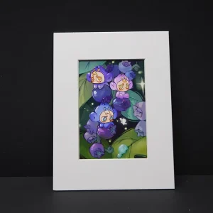 Acid-free Cardboard Framed Printed Photo Frame Illustration Print Art Giclee Poster Decorative Painting Celebrity Photo
