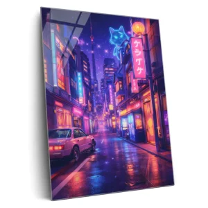 Acrylic Art Prints Glass Poster Gift Neon Anime/Game/Movie Merchandise Wall Decor For Home Studio Living Room Bedroom