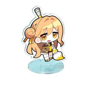 Acrylic Customizable Standing Sign Keychain Anime/Cartoon Character Desktop Decoration Free Design for Office Desk Use