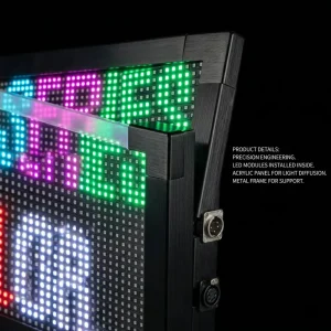 Acrylic Diffusion LED Screen Precision Engineering LED Modules Metal Frame LED Display Board