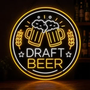 Acrylic LED Sign Created for Bubble Tea Shop Custom LED Neon Sign Business Logo Sign Retail Display Lighting