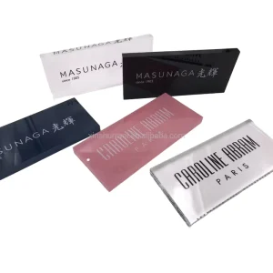 Acrylic Logo Blocks Transparent Colored Brand Sign Customizable Rectangle Shape Polished Edges Engraved Logo Elegant Design
