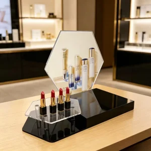 Acrylic Makeup Display Stand Desktop Lipstick Display Rack Manufacturer