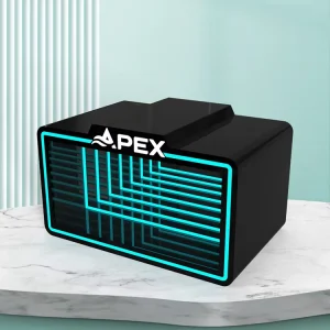 Acrylic Modern Luxury Eco Friendly Counter Display Stand Portable Infinity Mirror Mobile Lightbox Retail Advertising